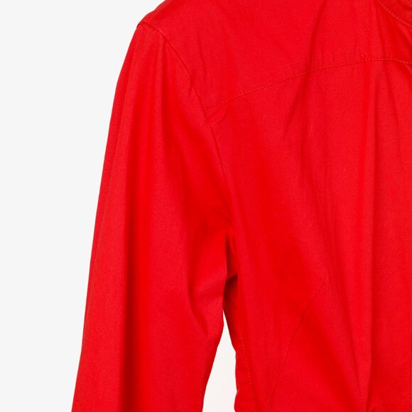 Proenza Schouler Resort 2019 Poppy Poplin Tie-Waist Shirtdress - Picture 6 of 13